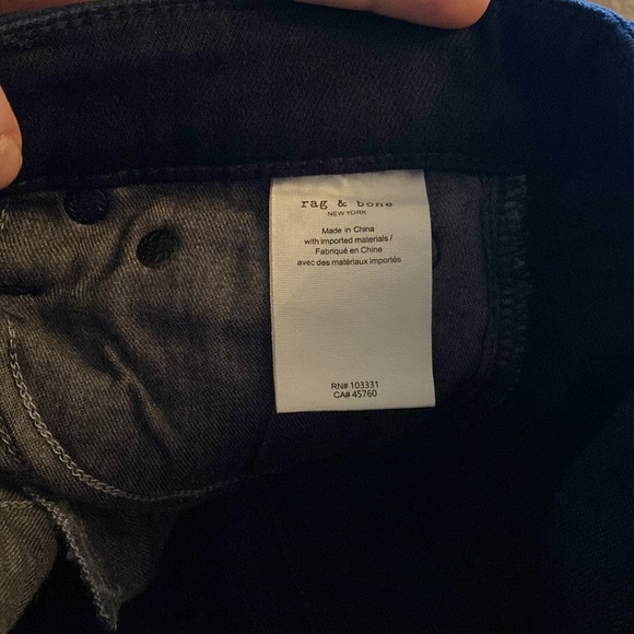 RAG & BONE MODELE OXFORD CATE MID RISE ANKLE SKINNY NWT SIZE 23 - Picture 7 of 16